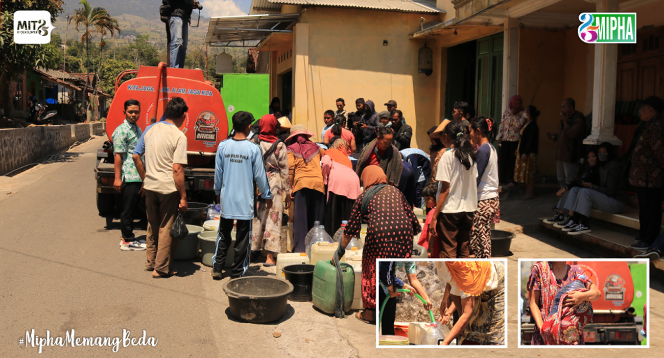 Menyediakan Harapan dengan Bantuan Dropping Air untuk Dusun Balong