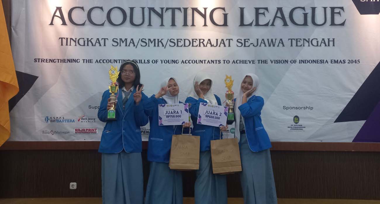 Berhasil Raih Juara 1 dan 2 di Accounting League Tingkat Pelajar SMA/SMK Se-Jawa Tengah